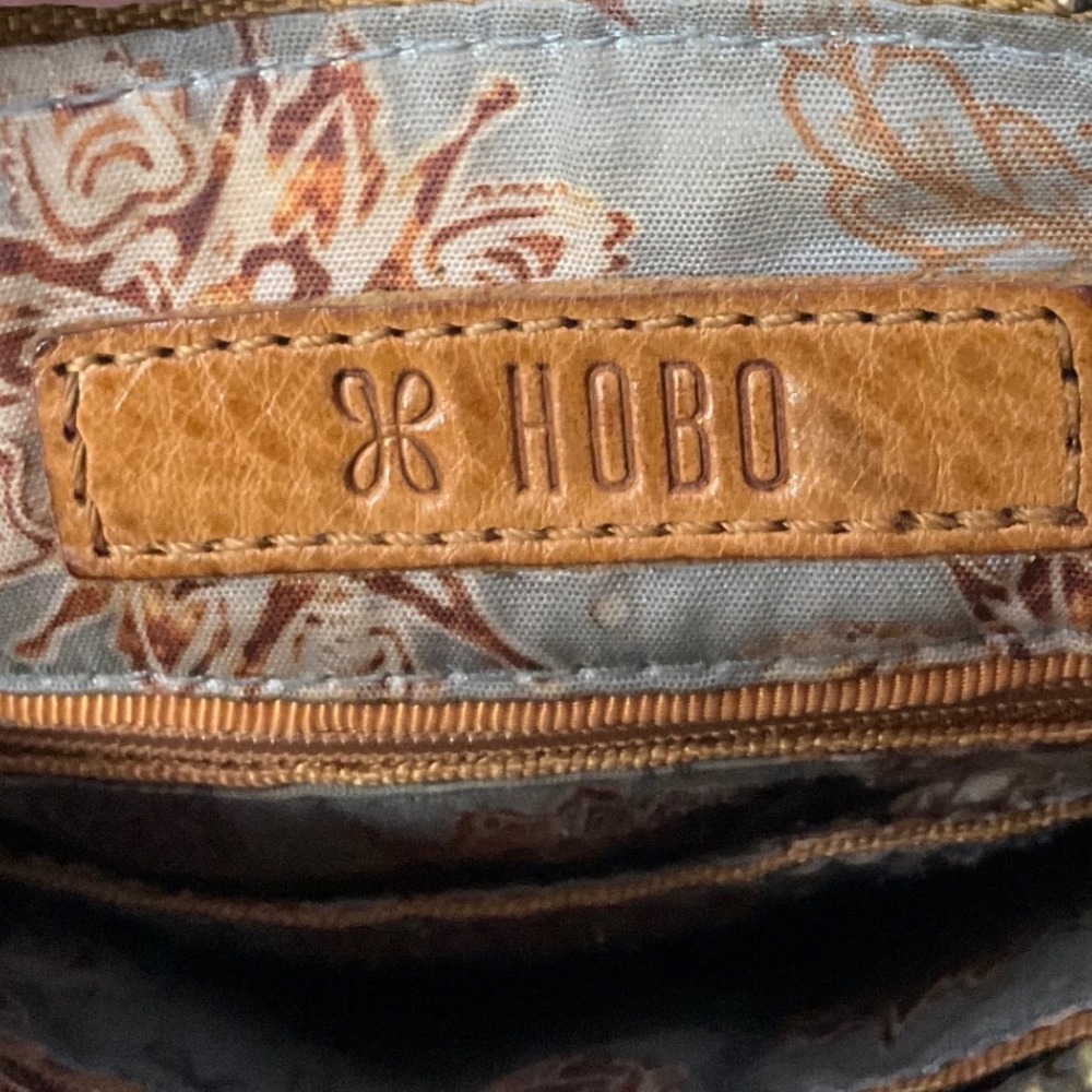 Hobo Mustard Yellow Leather Crossbody Bag with Tassel Detail - Picture 8 of 8